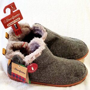 DEARFOAMS~ Men's- Brixen Energy Return Booties- Dark Heather Grey- Size L(11-12)